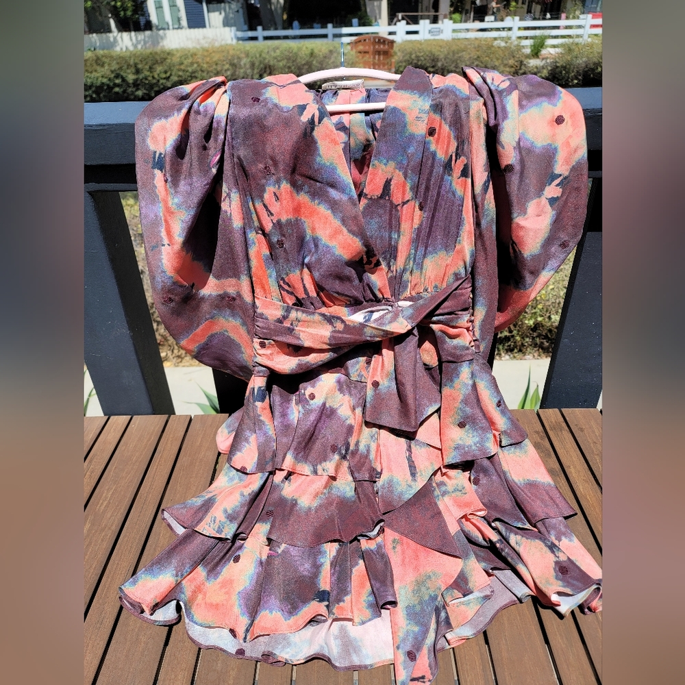 Ulla Johnson SILK tie dye dress